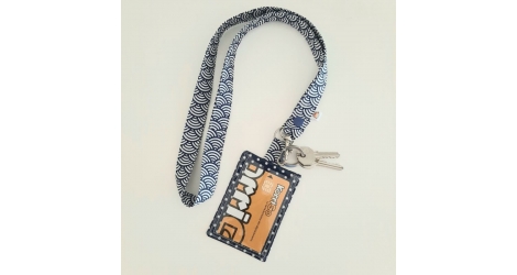 Porte-clé collier + badge/carte - SoLittlePea - Création d'accessoires pour  grands et petits