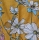Fleurs fond moutarde